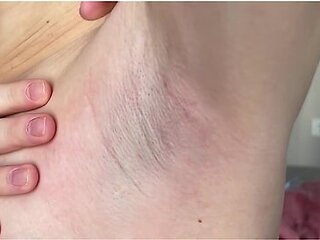 Shaves Hairy Armpits, Shows Shaved Armpits!