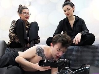 Licking Girls Feet Allison And Victoria First Experience Of