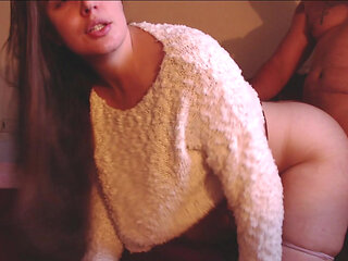 Real couple have romantic and hot sex