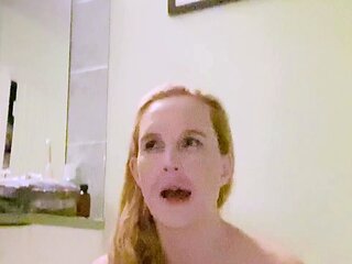 Amateur blondie solo anal masturbation
