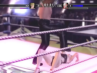 Rumble Roses XX Sebastian Dominates Miss Spencer