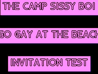 AUDIO ONLY - The Camp Sissy Boi invitation test let me know if you complete it