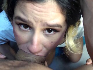 Stepbrother because you cum in my throat -swallow milk