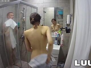 LUUV. Couple Kareflore and Abbadon shower for their reality show
