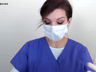 Milking Procedure Handjob - Latex Gloves