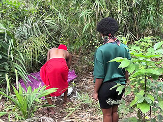 Native Doctor Fucks Curvy Lady in Jungle Shrine - Big Natural Tits & Ass