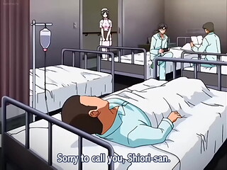 Hot hentai nurse gets gangbanged by patients