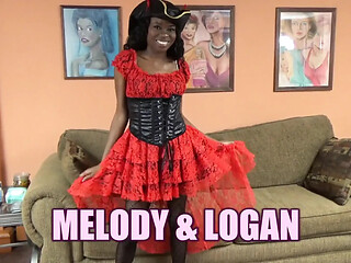 Wicked wench Melody gives a hot blowjob