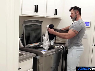 FamilyTwink - Stepdad Speaks his Stepson About Jerking Off Too Much