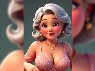 Topless Granny Animation