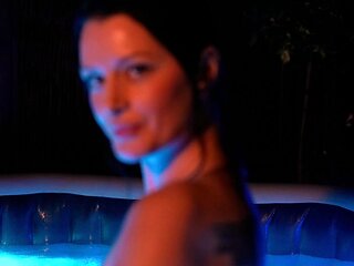 Beautiful Brunette Big Boobs Rides Fake Cock