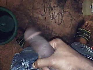 Big Black Cock PISSING In Bando Sink BBC Fetish
