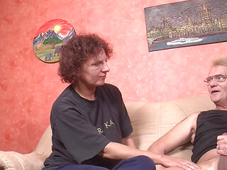 Horny German Grannies Have a Threesome with Their New 80 Year Old Neighbor