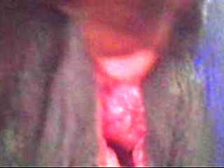 Curvy ebony lady pleasures herself with fat fingers