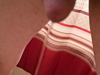 Peeing then POV Ass Walking Away