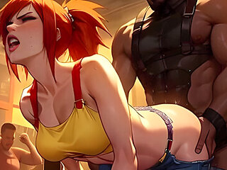 Spicy Toons: Misty In A Mosh Pit