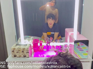 FAMOUS GAY TIKTOKER GETS FUCKED BAREBACK BY CURIOUS HETERO WHO CUMS INSIDE HIS TIGHT HAIRLESS ASS CREAMPIE FEMBOY