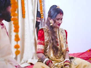 Desi Newly Married Starsudipa Fucked By A Thief Infront Of Husband And Turns Into A Hardcore Threesome ( Hindi Audio )