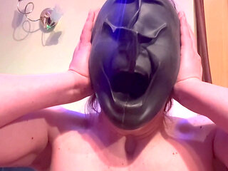 Swimcap, Plastic Bag, Duct Tape and Nose Clamp