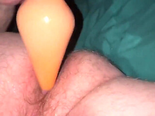 Playing with My Large Butt Plug in My Ass
