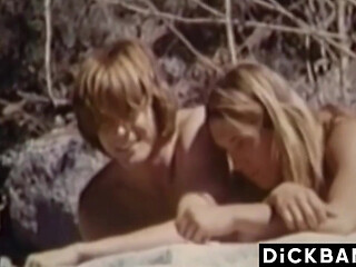 Outdoor Bare Session With Vintage Pornstars Ron With Mark And Jimmy,Wayne