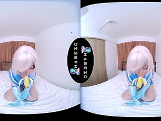 Japanese Cosplayer Maria Nishikawa Rides A Big Hard Cock