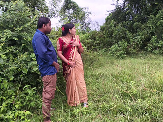 Odia village house wife hard - core fuck with her boyfriend in forest, odia wife sex in outdoor forest