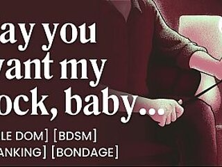 ASMR Male Voice: Dominant Boyfriend Fucks You into Submission for the First Time &ndash_ Bondage, Spanking &amp_ Fingering &ndash_ Erotic Audio Roleplay for Women