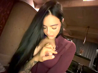 Should I get this messenger to put his big dick in me for a video? - Iris Rodriguez &amp_ Danner Mendez
