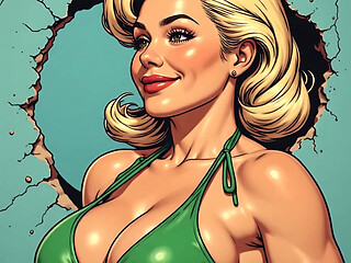 Swimsuit Cleavage Non-nude Art