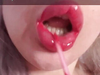 Red Lipstick Gloss Is Captivating