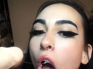 Big cock wanking till cumshot