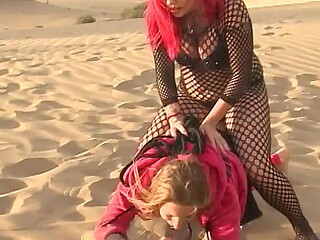 Lesbian Dunes Pony Riding Mega Extreme