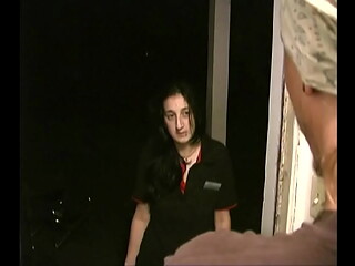 Samara Mae Pizza Girl Stripped &amp_ Spanked w Wooden Spoon