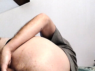 Open asshole for my friends watching me