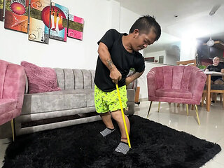 Naughty Pregnant Stepsister Measures My Giant Cock Thinking It's Small - Chiky & Julianaburning