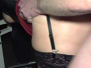 Gyno Chair Breeding Fuck Fest at the Adult Theater