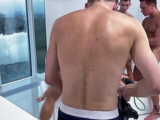 Gang Bang Pissing 2 - Hot Teen Takes Big Cock in Amateur Gangbang Orgy