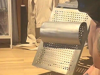 Handing Out Face Slaps to a Slave Who Cant See Them Coming