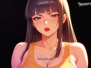 Busty milf gets it on with her chuby friend in 3D game