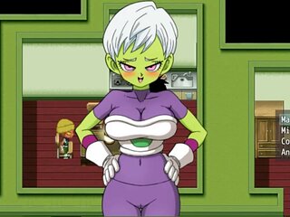 Huge orgasm from MissKitty2K in dragon ball-themed hentai adventure