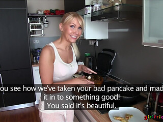 Girlfriends XXX - Lesbian Couple Take a Break From Cooking to Bang