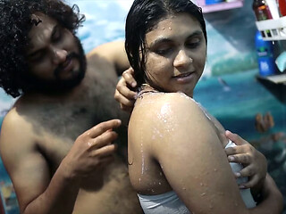 Indian Step Sister Hot Bath Romance
