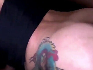 Skinny Blonde Giving Oral Sex to Her Friend