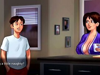 Stepmom's seductive smile changes everything in animated hentai