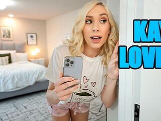 Prurient Kay's sloppy blowjob action