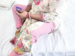 Stepmother gives stepson a hot blowjob in Indian Desi setting