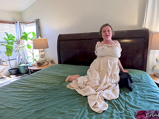 Stepmom needs sperm to get pregnant and lets stepson put it deep inside her pussy