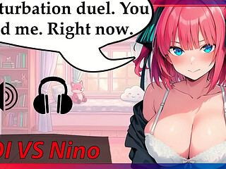 I couldn'_t hold back, I came quickly to this hentai JOI, english voice.