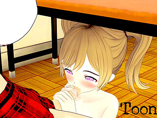 Almost caught with trans friend infront of class teacher